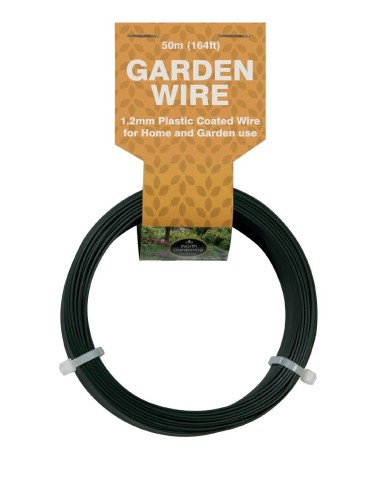 50 m Kunststoffbeschichteter Gartendraht 1,2 mm