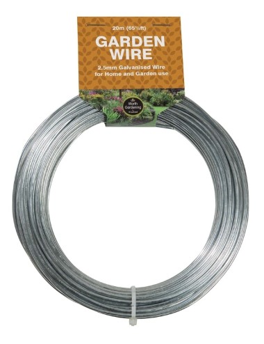 20 m Gartendraht 2,5 mm verzinkt