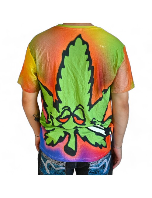 T-Shirt Cannabis Mehrfarbig