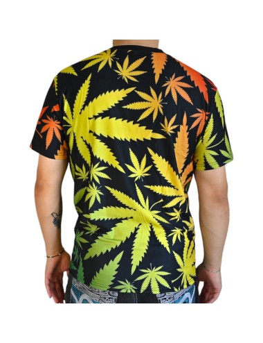 T-Shirt Buntes Cannabis