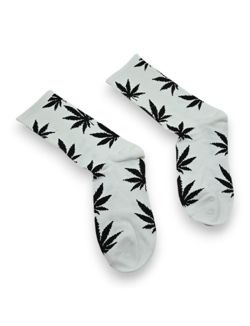 Cannabis-Socken Weiß