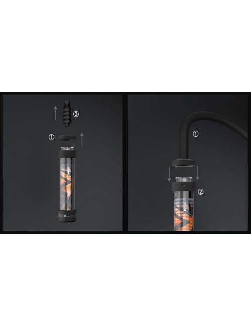 E-Shisha-Halterung Dock Hookah Air Blau