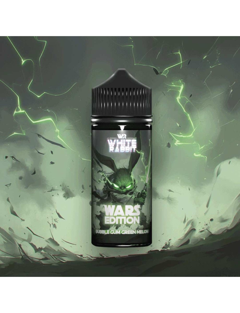 E-Liquid White Rabbit Wars Edition Bubble Gum Grüne Melone