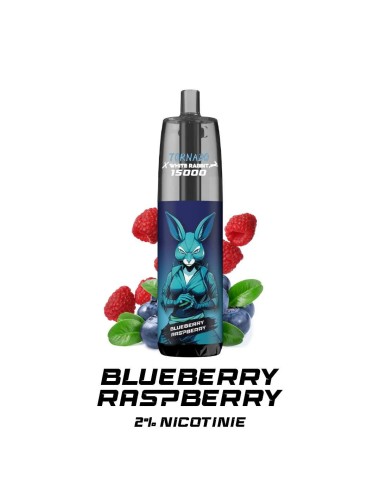 Puff WHITE RABBIT x TORNADO 15000 Blaubeere Himbeere