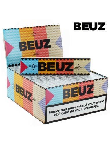 Box mit 50 Beuz King Size Slim Blättchen