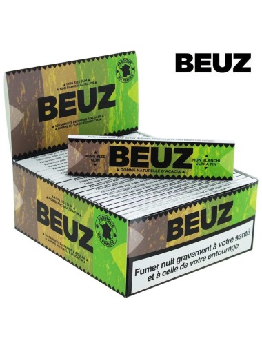 Schachtel mit 50 Beuz Brown Slim King Size Papieren