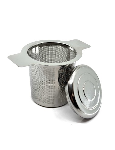 Edelstahl-Teefilter mit Deckel
