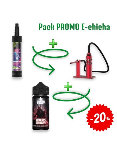 E-Shisha-Set White Rabbit Air Rot