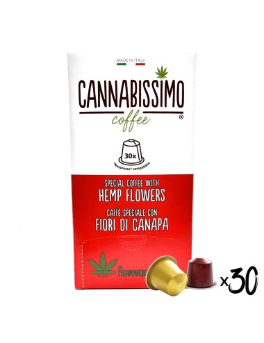 Cannabissimo Hanfblüten-Kaffee - 30 Kapseln
