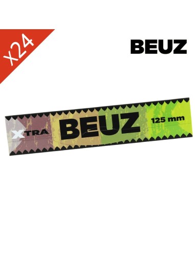Slim Long Beuz Blättchen 125mm Braun - Box mit 24 Heftchen