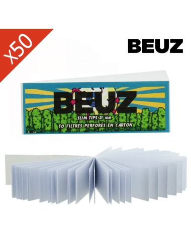 Beuz Slim Tips 21mm Skeleton Filter - 50 Heftchen pro Box