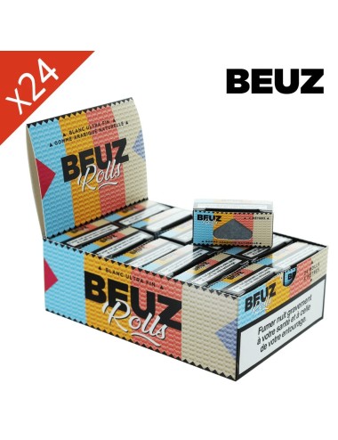 Schachtel mit 24 Extra Dünnen Weißen BEUZ Slim Blättchen