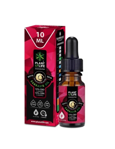 CBN CBD Öl 10% 10ML Full Spectrum | PLANT OF LIFE