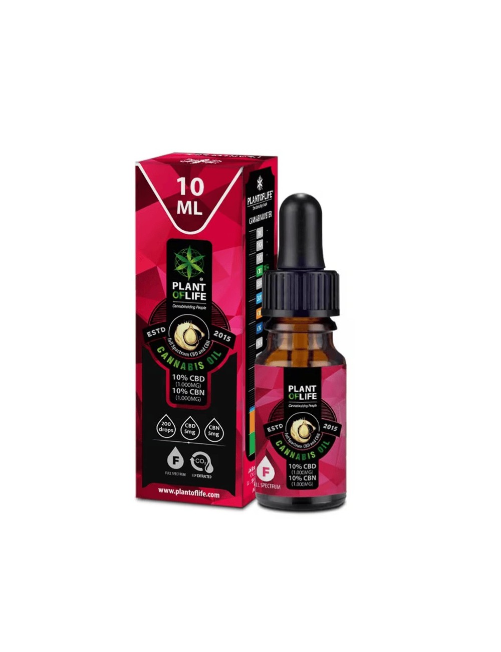 CBN CBD Öl 10% 10ML Full Spectrum | PLANT OF LIFE