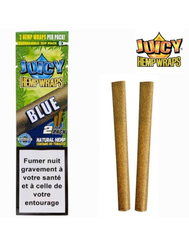 Hanf-Blunt Blue Box mit 25 Packungen | JUICY JAY'S