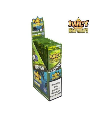 Hanf-Blunt Tropical 25er-Packung | JUICY JAY'S