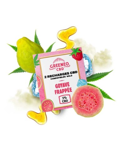 CBD-Kartuschen GEFRORENE GUAVE - 2 Stück | GREENEO