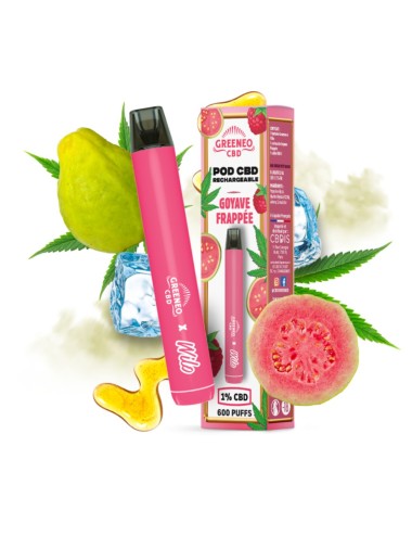 CBD-Nachfüllbare Pod Geschlagene Guave | GREENEO