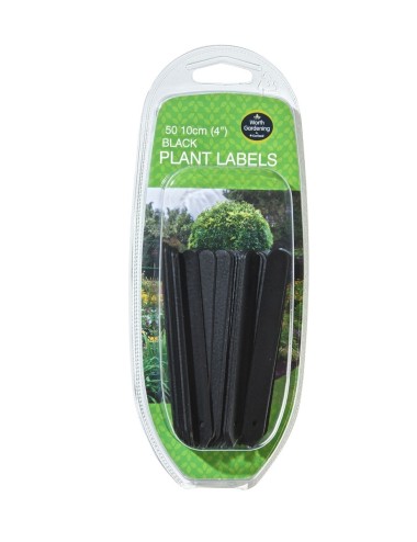 Schwarze Pflanzenetiketten 10cm Set von 50