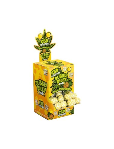 Lutschbonbon CBD Saure Ananas - 100 Stk | BUBBLY BILLY