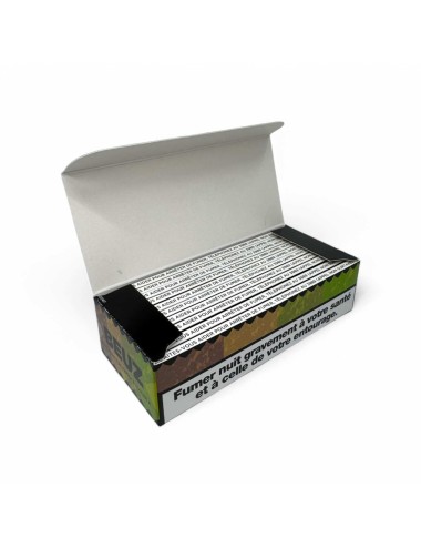 Packung mit 10 Braunen Slim BEUZ Blättchen-Heftchen