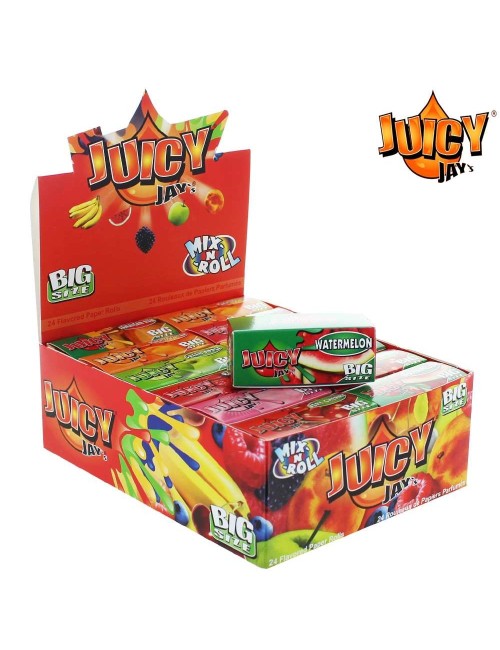 Parfümierte Blättchen 24 Rollen JUICY JAY'S