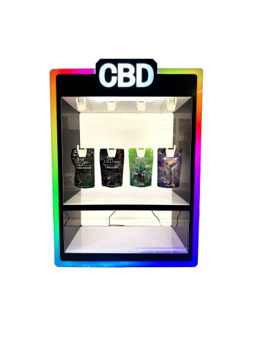 LED-Multicolor-Display für CBD-Schaufenster 70x50x25cm