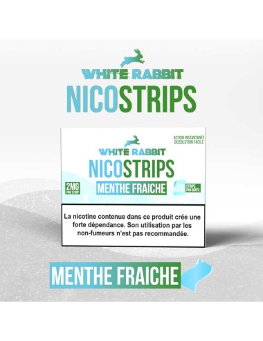 White Rabbit Nicostrips Frische Minze 2mg