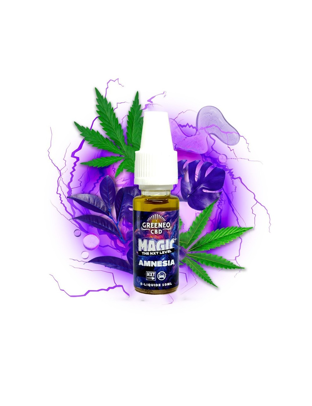 E-Liquid CBD Magic Amnesia NXT Violett 10ml | GREENEO