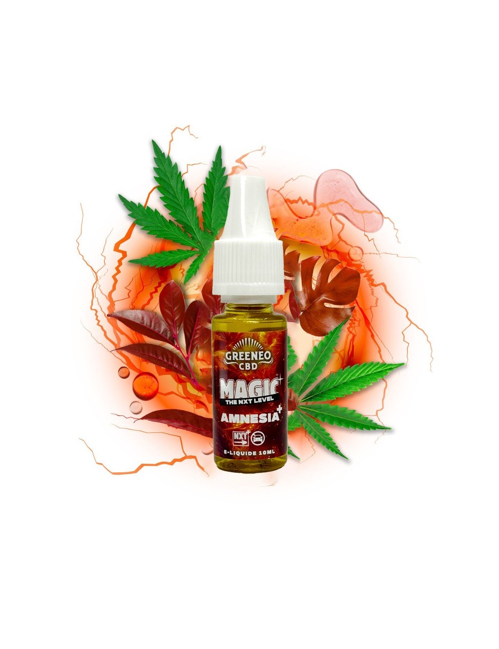 E-Liquid CBD Magic Amnesia NXT+ Rot 10ml | GREENEO