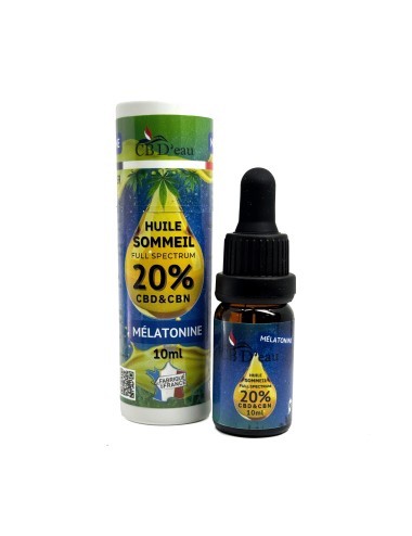 CBD-Öl 20% Full Spectrum, CBN, Melatonin | CBD'EAU