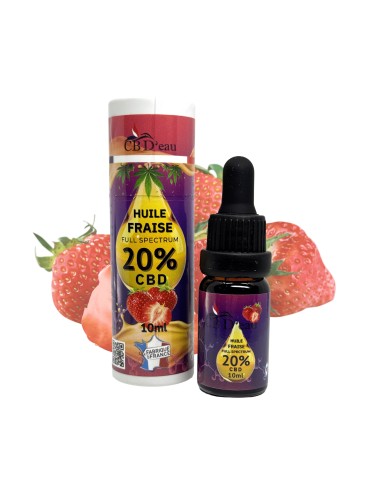 CBD-Öl 20% Full Spectrum Erdbeere | CBD'EAU