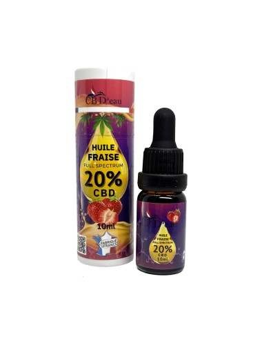CBD-Öl 20% Full Spectrum Erdbeere | CBD'EAU