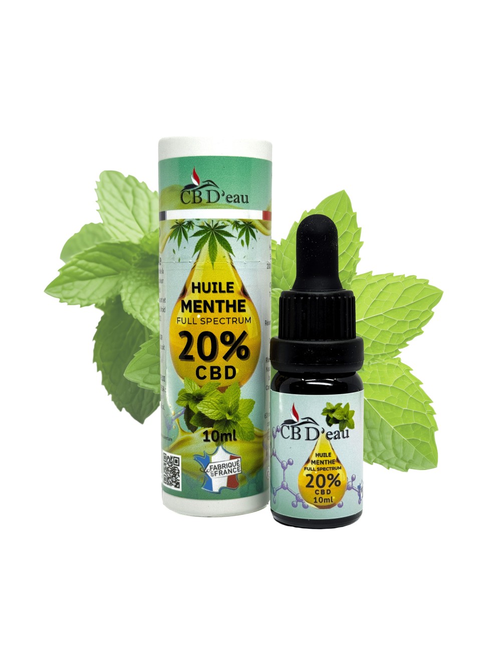 CBD-Öl 20% Full Spectrum Minze | CBD'EAU