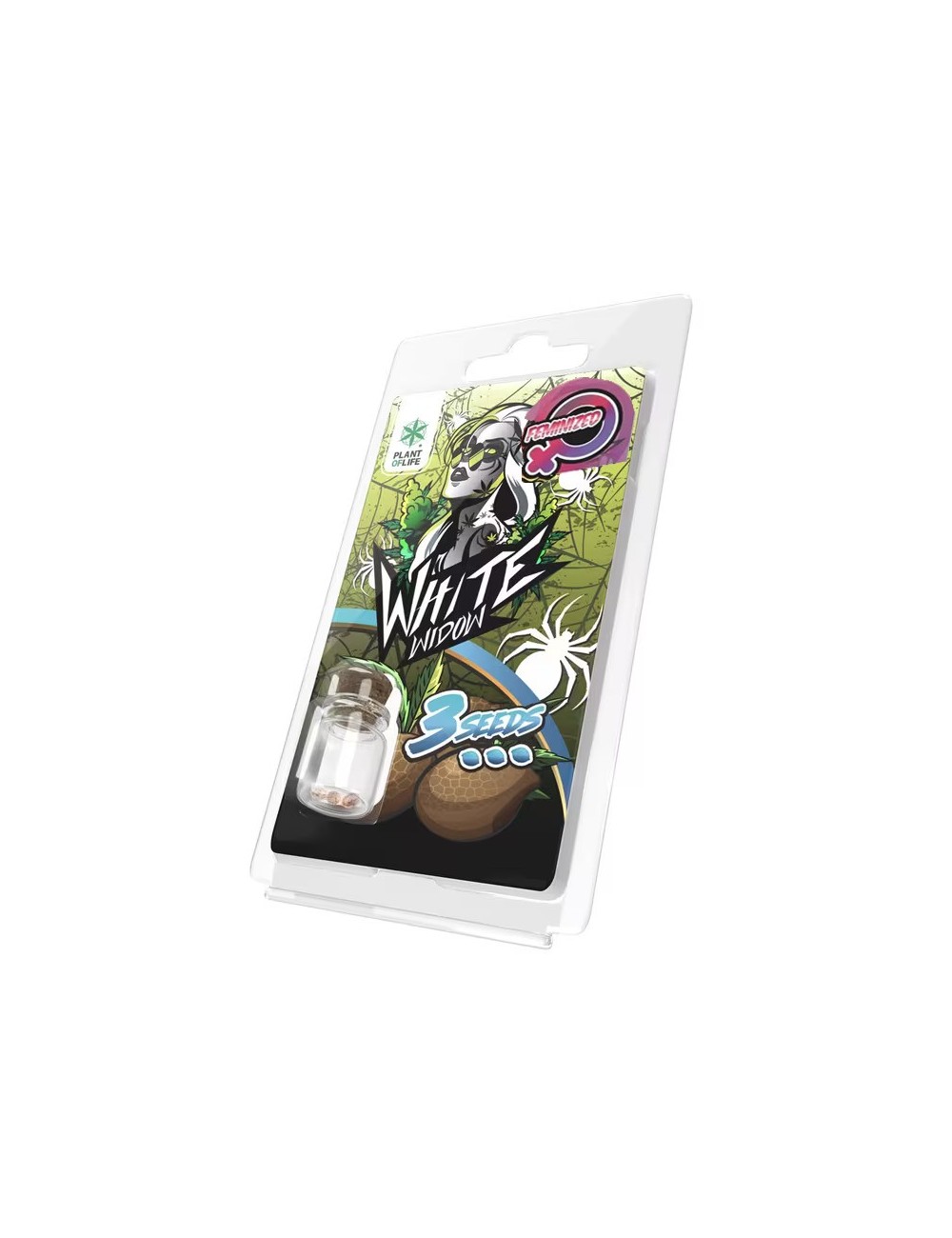 3 White Widow FEMINISIERTE Samen | Plant of Life