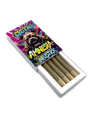 Infustick CBD Amnesia 7% - 4er-Pack Sticks