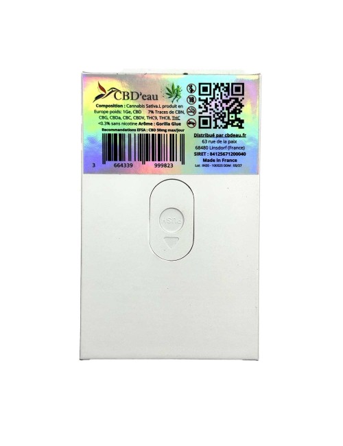 Packung mit 4 Infusticks CBD 7% Gorilla Glue | CBD-Wasser