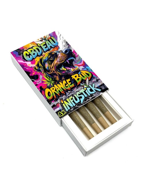 4er-Set Infustick CBD 7% Orange Bud | CBD-WASSER
