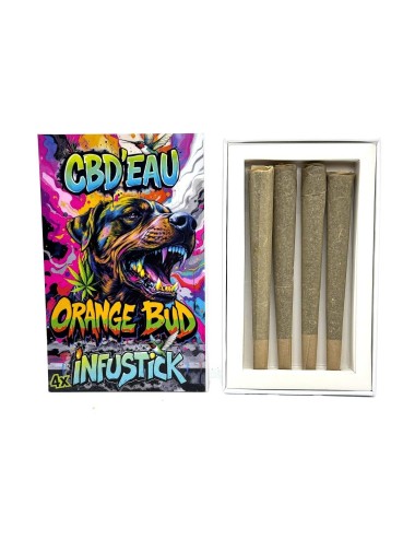 4er-Set Infustick CBD 7% Orange Bud | CBD-WASSER