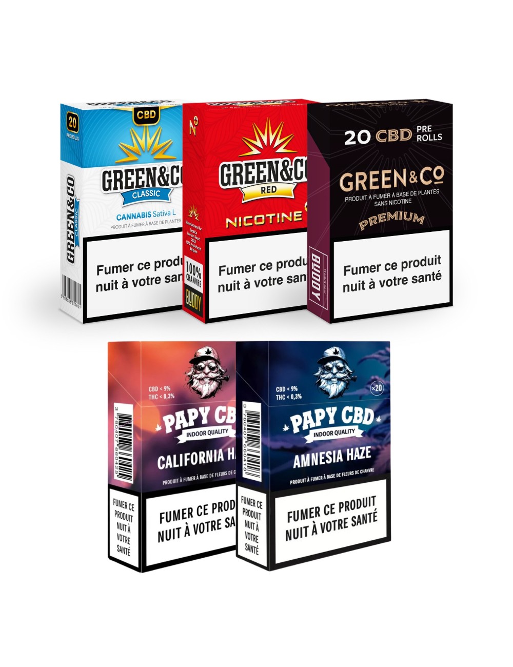 5 Premium-CBD-Zigaretten - Entdeckerpaket 1
