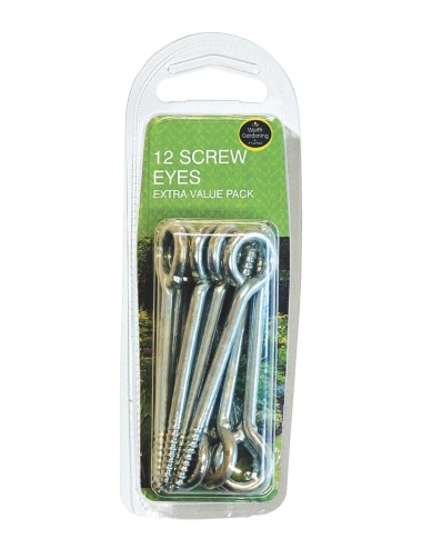 Schraubhaken Set von 12