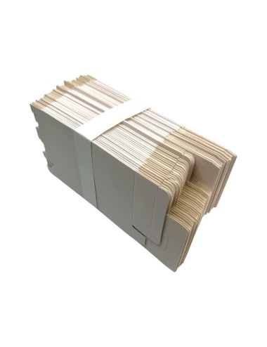 Packung mit 50 weißen Kartonschachteln 105x60x20mm für CBD