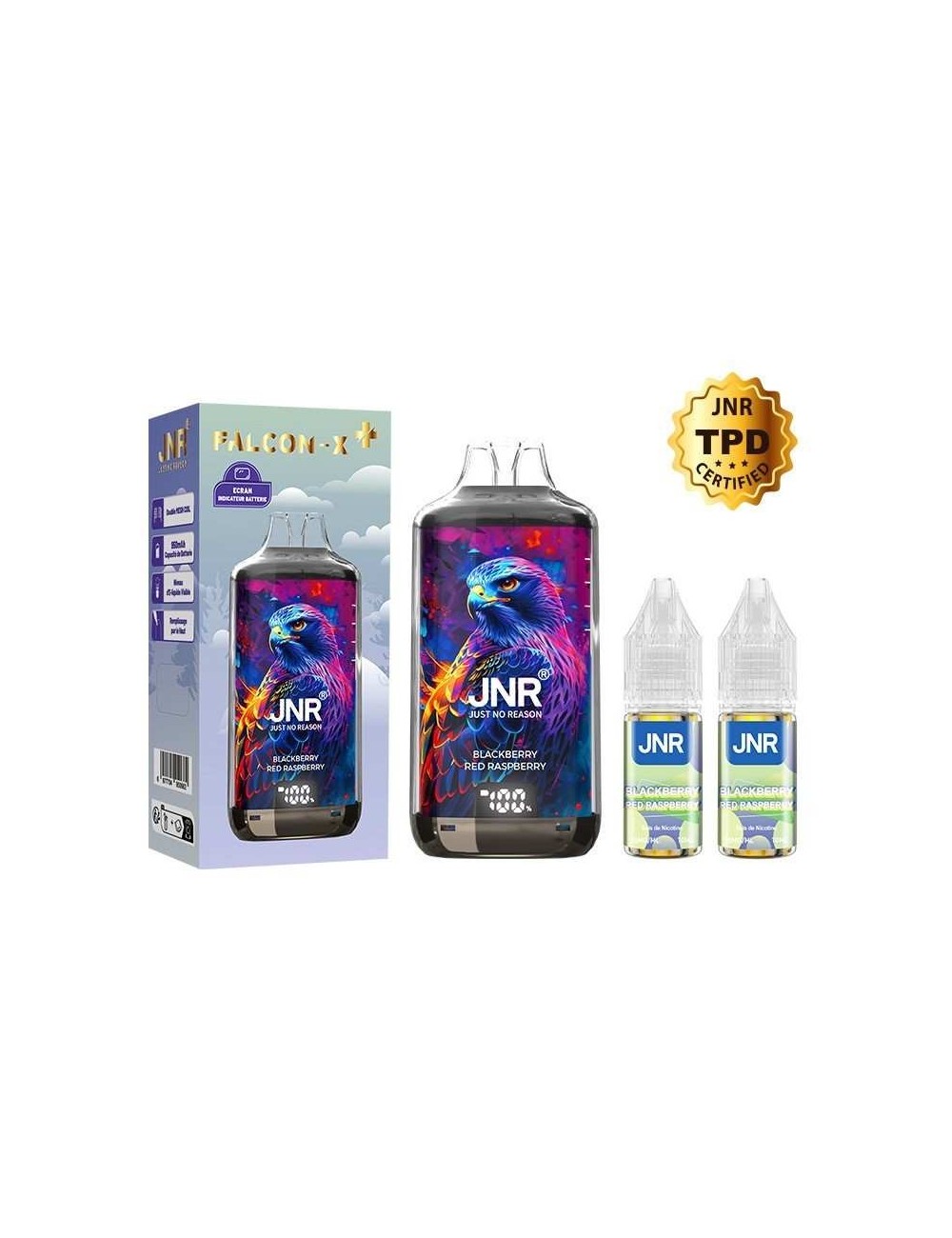 Puff Falcon-X Plus 28K Brombeere Rote Himbeere JNR