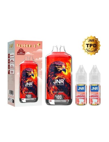 Puff Falcon-X Plus 28K Pfirsich-Beere JNR