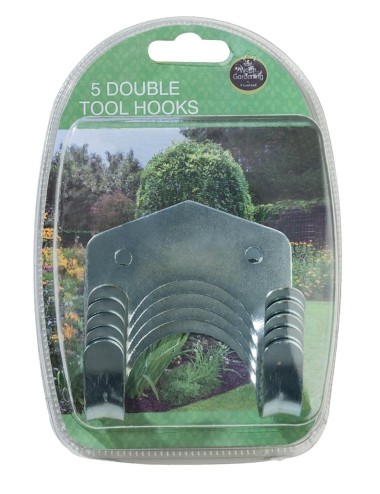 Doppelhaken für Werkzeuge 5er-Set