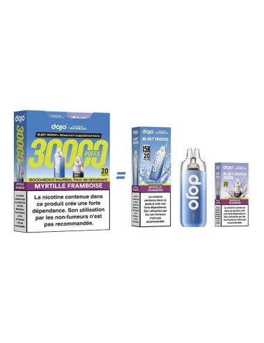 Puff Dojo Blast Bundle 30K Blaubeere Himbeere - Dojo von Vaporesso