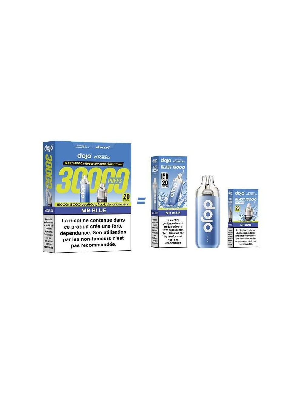 Puff Dojo Blast Bundle 30K Mr Blue - Dojo von Vaporesso