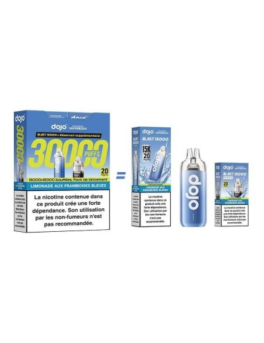 Puff Dojo Blast Bundle 30K Blaue Himbeer-Limonade - Dojo von Vaporesso
