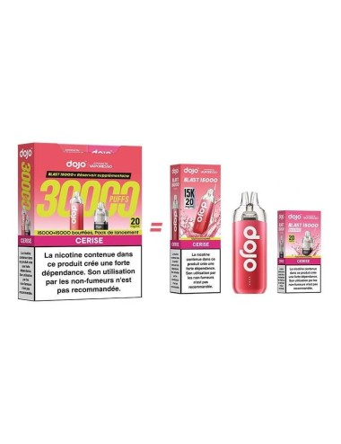 Puff Dojo Blast Bundle 30K Kirsche - Wiederaufladbare E-Zigarette 30000 Züge