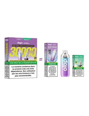 Puff Dojo Blast Bundle 30K Kiwi Passionsfrucht Guave - Dojo von Vaporesso